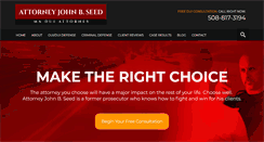 Desktop Screenshot of johnseedlaw.com